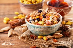 health benefits of dry fruits